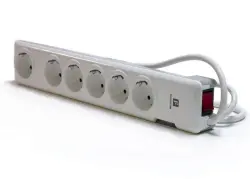FLEXSTON PPC6U30 | Сетевой фильтр 6 розеток 3 м кабель