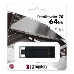 Kingston DT70/64GB | USB-C Flash Drive 64GB USB 3.2 Gen 1