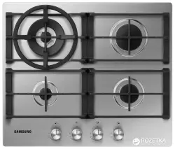 Samsung NA64H3030BS/WT | Gaz plita 4 ojak poslamaýan polat