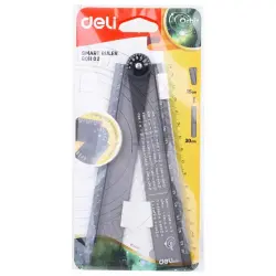 Deli No.G01102 | Iki Ölçegli çyzgyç 15 sm & 30 sm