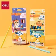 Deli C138-24 | Reňkli Galam 24 Reňk Topdan Gaplama