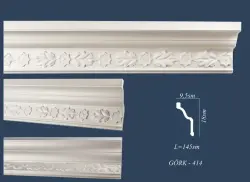 Gork-414 | Bezegli Karniz 145x9,5 sm