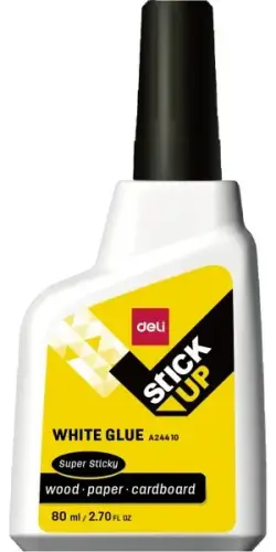 Deli A24410 | White Glue 80ml Squeeze Bottle