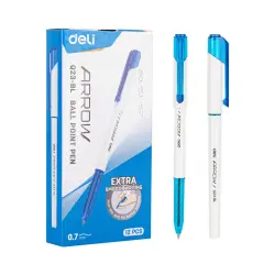 Deli Q23-BL | Şarik Ruçka 0.7mm Köp Bukja 12 sany