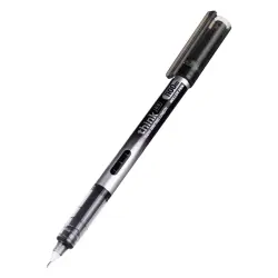 Deli Q300-BK | Roller Pen 0.5mm Precision Tip