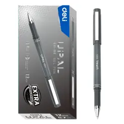 Deli G11-BK | Gel Pen 0.7 mm Black Pack 12 pcs