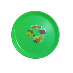 Large Plastic | Round Patterned Tray