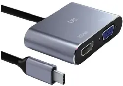 DM CHB016 | Type-C to HDMI/VGA Adapter