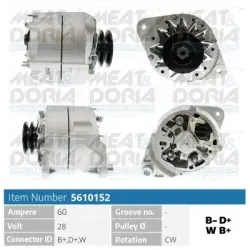 MEAT & DORIA 5610152 | Alternator