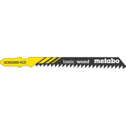 METABO 5 Jigsaw Blades for Wood & Metal Classic 66mm/0.7mm (623636000)