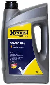 HENGST 5W-40 C3 Pro Motor Oil 5L (BMW LL-04, MB229.51, VW502/505/50501)