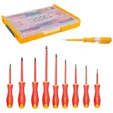 Ingco 1000V Insulated Hand Tool Set, 10 pcs, Model HKTV01S101