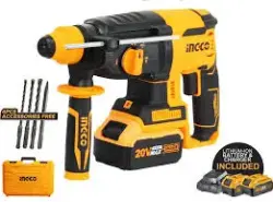 Ingco 20V BL Lithium-Ion Impact Wrench 500Nm 4.0Ah 2 Batteries