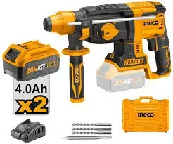 Ingco 26mm 20V 4.0Ah litiý-ion perforator (2 akkumulýator) – CRHLI202287
