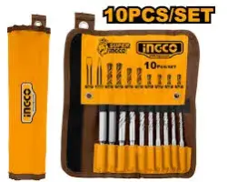 Ingco AKD2101 Concrete Drill Bit Set, 10 pcs for Professional Use