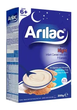 Смесь ARILAC: Молочная каша с 7 злаками 200г 1x12 для бизнеса