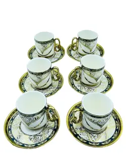 RSTC RSTC-359S | Kofe Çüýşe Toplumy Altyn Gündogar Nagyş 12 sany 100ml