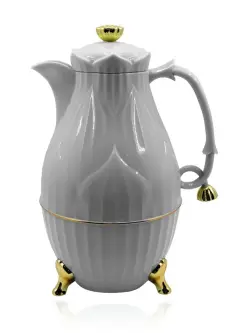 VACUUM FLASK HL-803-H-G | Termos 1.0L Gyzyk-Sowuk Poslamaýan Polat