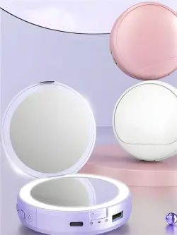 MD-RY MD-RY-613 | Зеркало-пудреница с Power Bank и LED-подсветкой