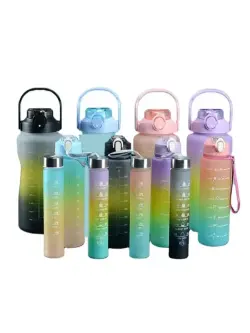 SET BS-1 | Suw Çüýşesi 3-in-1 Berk Plastmassa