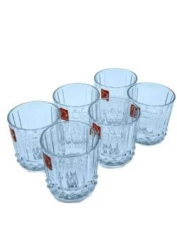 TK TK501-1 | Pes Stakan Toplumy Açyk Rombik Dizaýn 340 ml