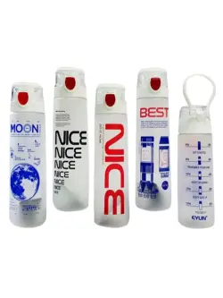 EYUN YY-469 | Бутылка для воды 900 мл, герметичная, прочный пластик