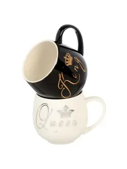 NICE DAY MAR-1106 | Набор кружек 340 мл King Queen керамика