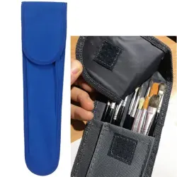 Без бренда BK-00093554 | Чехол для кистей синий ткань