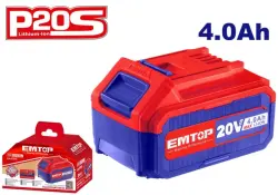 Emtop EBPK20021 | Uniwersal Batareýa 20V 4.0Ah