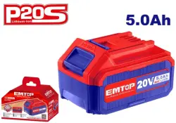 Emtop EBPK20031 | Универсальный аккумулятор 20В 5.0Ач