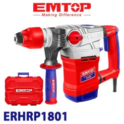 Emtop ERHRP1801 | Rotary Hammer 36mm 1800W