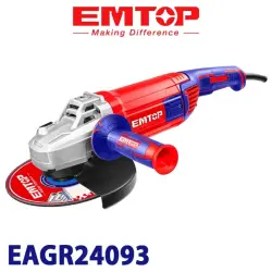 Emtop EAGR24093 | Угловая шлифмашина 230 мм 2400 Вт