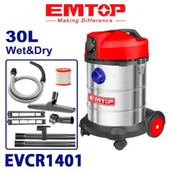 Emtop EVCR1401 | Пылесос 1400Вт 30Л