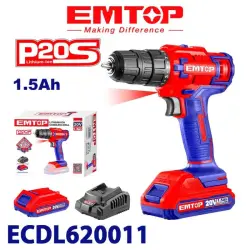 Emtop ECDL620011 | Akkumulýatorly Buraw 20V 1.5Ah 10mm
