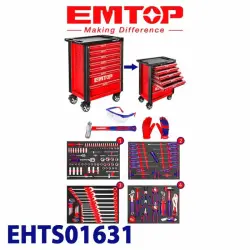 Emtop EHTS01631 | Tool Set 163 pcs Chrome Vanadium