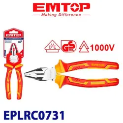 Emtop EPLRC0731 | Insulated Pliers 1000V 180mm