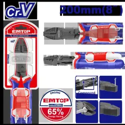Emtop EPLRCC0851 | Универсальные плоскогубцы 200 мм 65% сталь