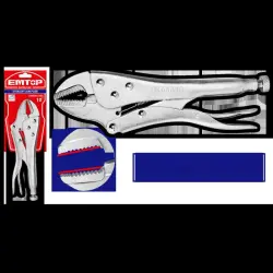 Emtop ELPRSJ1001 | Locking Pliers 10 inch High-Strength Steel
