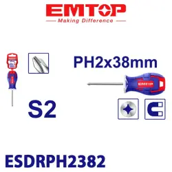 Emtop ESDRPH2382 | Phillips Screwdriver 6.0mm 38mm