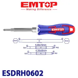Emtop ESDRH0602 | 6 görnüşli buraw nasadkaly toplum