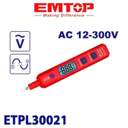Emtop ETPL30021 | Indicator Tester 12-300V Wide Voltage Range