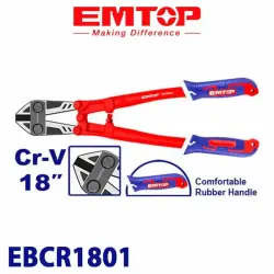 Emtop EBCR1801 | Bolt Cutter 18 Inch Heavy-Duty