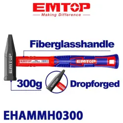 Emtop EHAMMH0300 | Молоток 300г Кованая Сталь