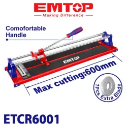Emtop ETCR6001 | Tile Cutter 600 mm