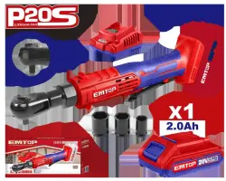 Emtop EDRL206015 | Akkumulýatorly boltowyort 20V 2.0Ah