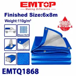 Emtop EMTQ1868 | Gurluşyk Tenti 6x8m Berk