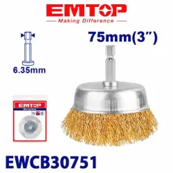 Emtop EWCB30751 | Drel üçin 75mm Shotga Kase Sary