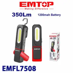 Emtop EMFL7508 | Asylyan LED lampa 1200mAh batareýa