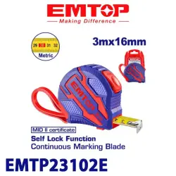 Emtop EMTP23102E | Ölçeg Lentasy 3m x 16mm