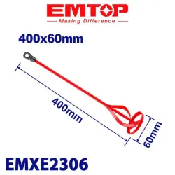 Emtop EMXE2306 | Mikser nasadka 400x60mm polat